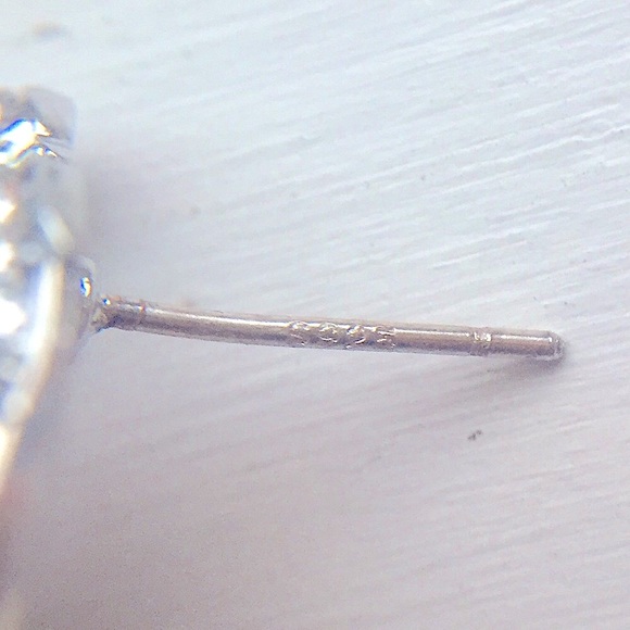 ⚜️[𝟯/$𝟭𝟴]⚜️925 Swan Silver Crystal Earrings NEW - Picture 6 of 10